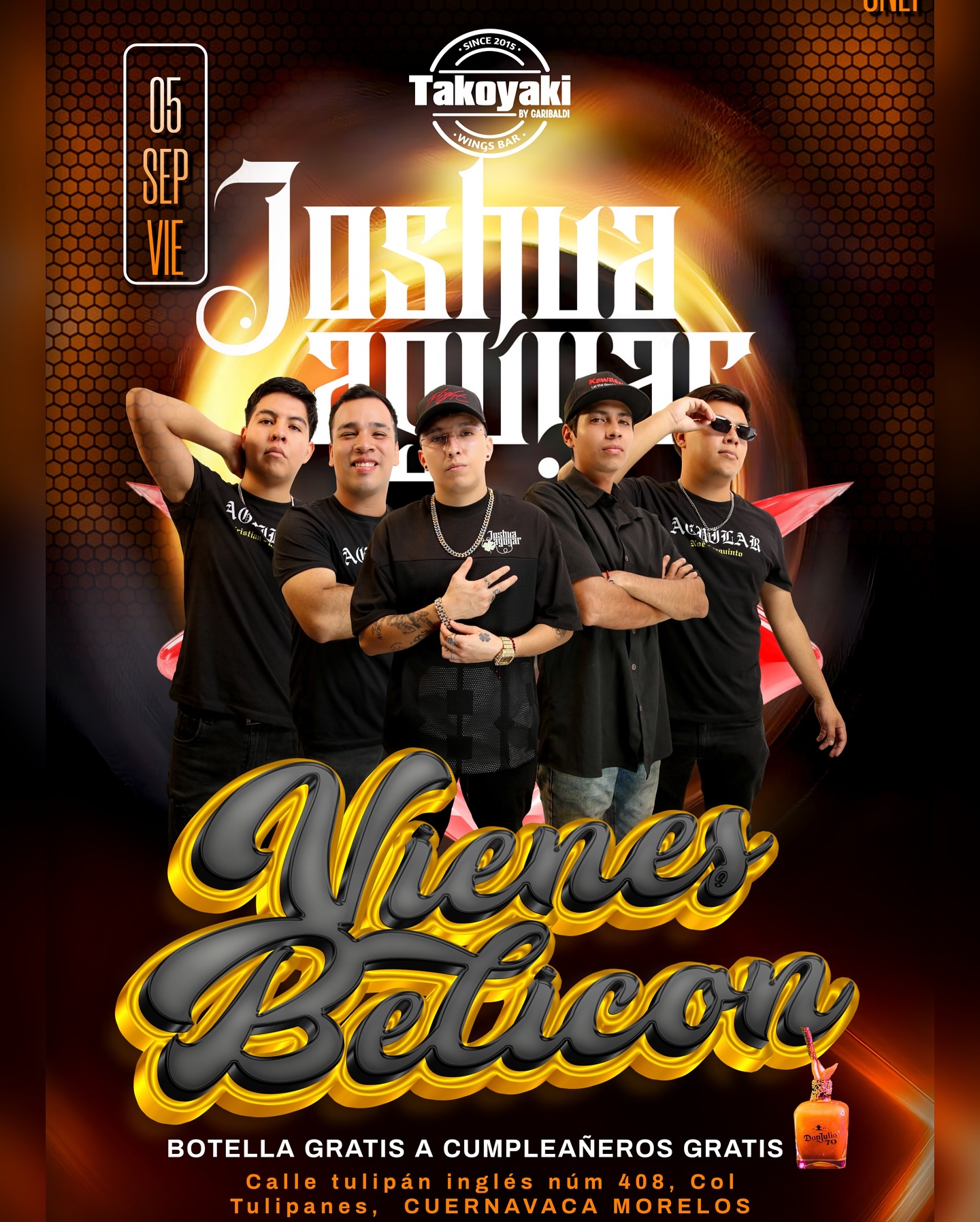 Joshua Aguilar en vivo